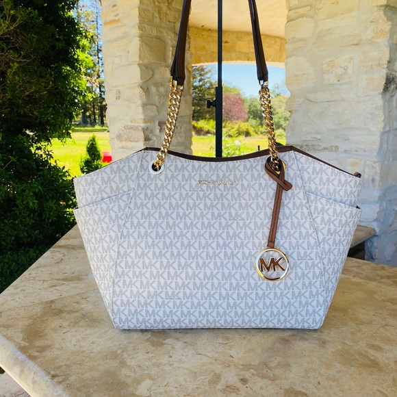 NWT Michael Kors jet set handbag&wallet vanilla - Picture 3 of 16